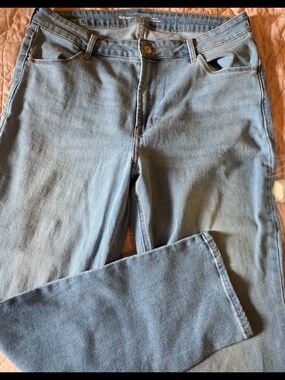 Old Navy Medium Blue Straight Leg Jeans